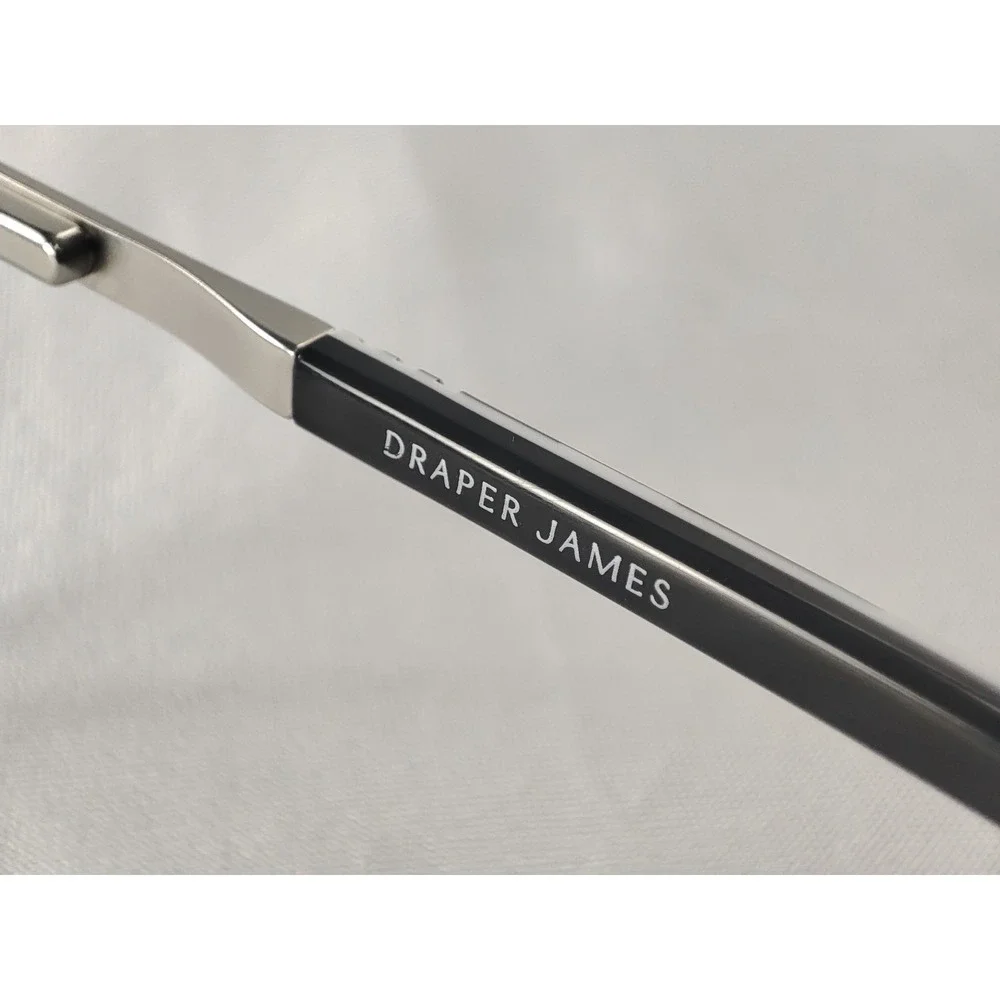 Draper James DJ5027 Grey Crystal Eyeglass Frames Women's‎ 54-16-135 NWT + Case